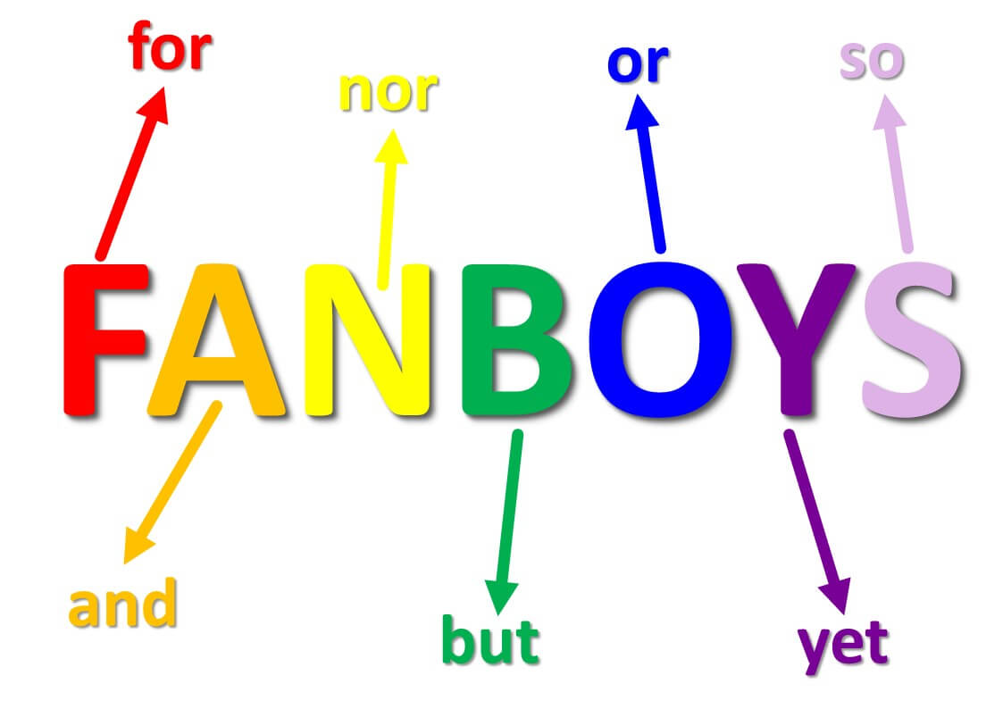 Coordinating conjunctions - FANBOYS - Mingle-ish